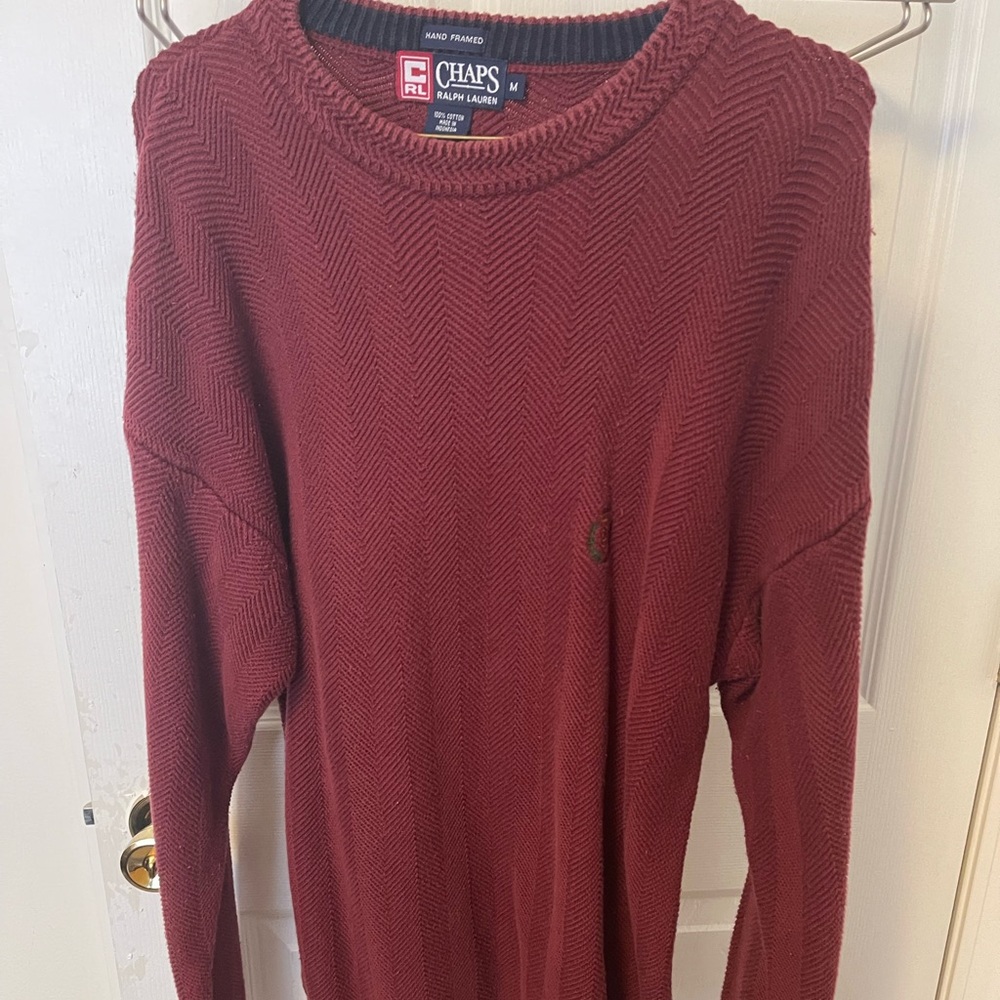 Mens Chaps Ralph Lauren sweater!